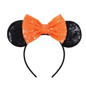 Sequin Mouse Ears Headband – Perfect for Halloween & Disney Trips for Boys, Girl